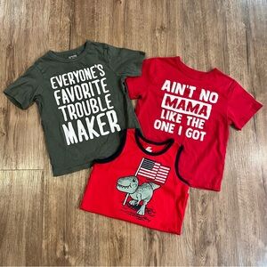 Kids 4T Graphic Tees - set of 3